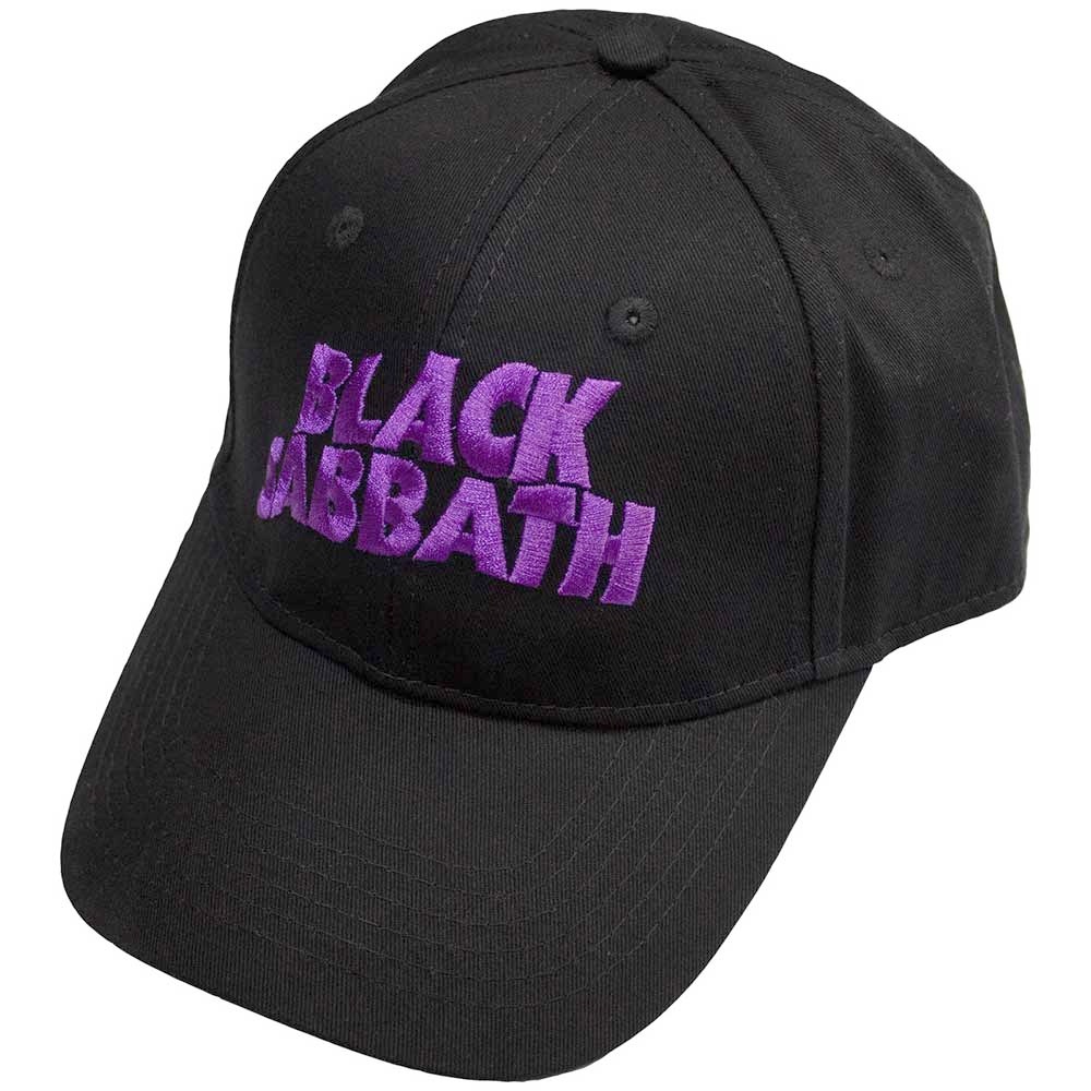 Black Sabbath - Demon & Logo Baseball pet - Zwart